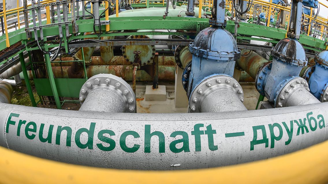 Die Druschba-Pipeline - "Druschba" bedeutet auf Russisch "Freundschaft".