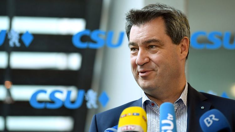 Söder äußerte sich am Rande einer CSU-Klausur in München.