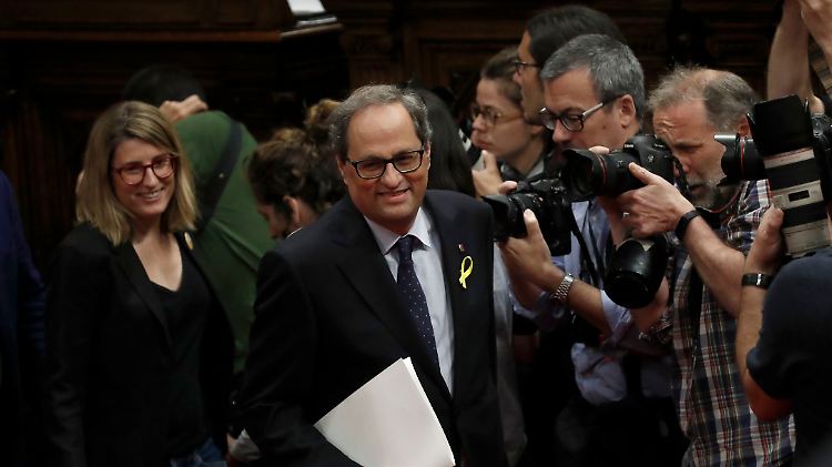 Quim Torra sieht sich offenbar nur als Platzhalter für Puigdemont.