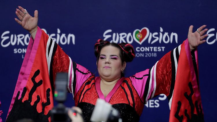 "Ich sende nichts als Liebe": Die Gewinnerin des ESC 2018 heißt Netta und kommt aus Israel.