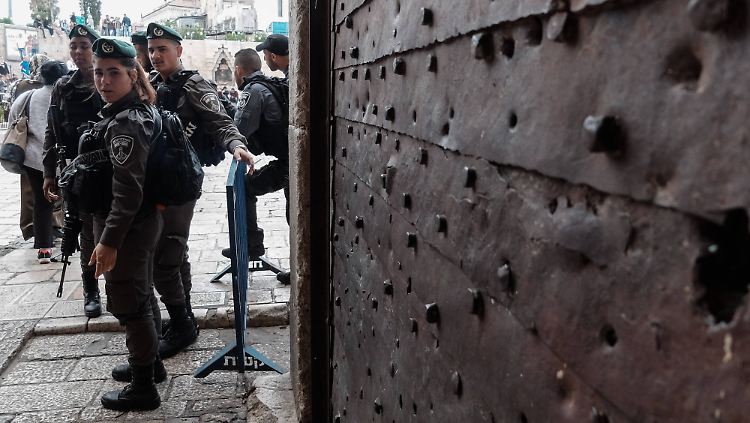Die israelische Polizei fürchtet Zusammenstöße mit protestierenden Palästinensern.