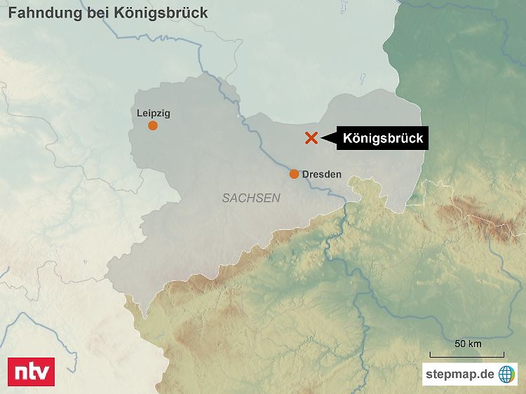 Rund 25 Kilometer von Dresden entfernt: Der Einsatzort liegt im Wald bei Königsbrück.