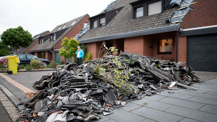 50 Häuser hat es rund um Viersen erwischt.