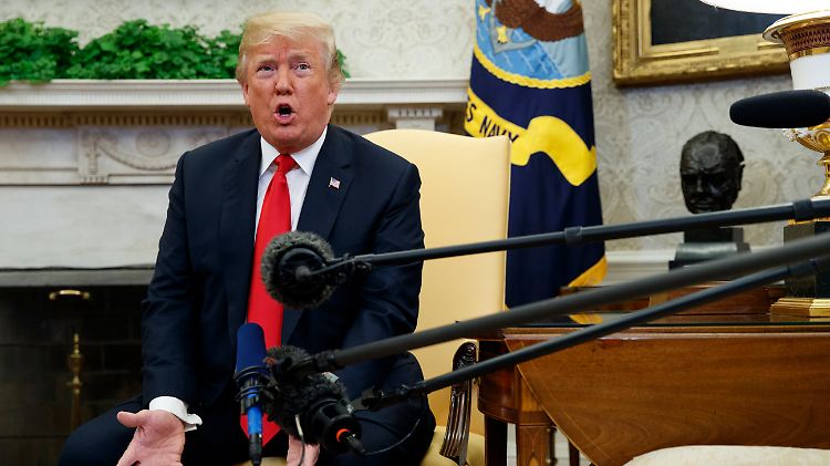 Wenn mit Nordkorea kein Abkommen zustande kommt, nur dann würde das Libyen-Modell ins Spiel kommen, sagt Trump.
