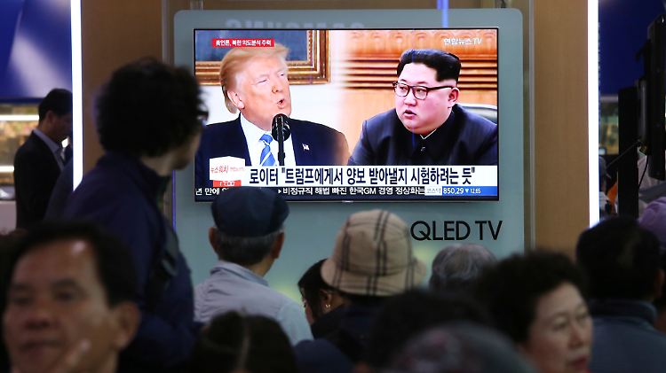Am 12. Juni wollen sich Donald Trump und Kim Jong Un in Singapur treffen.
