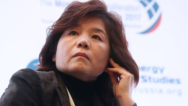 Nordkoreas Vizeaußenministerin Choe Son Hui meint, ihr Land müsse nicht um ein Trump-Treffen betteln.