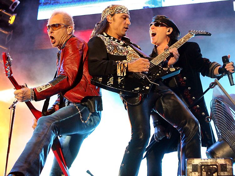 Seit 1965 stehen die Scorpions auf der Bühne. Klaus Meine kam vier Jahre später als Sänger hinzu.