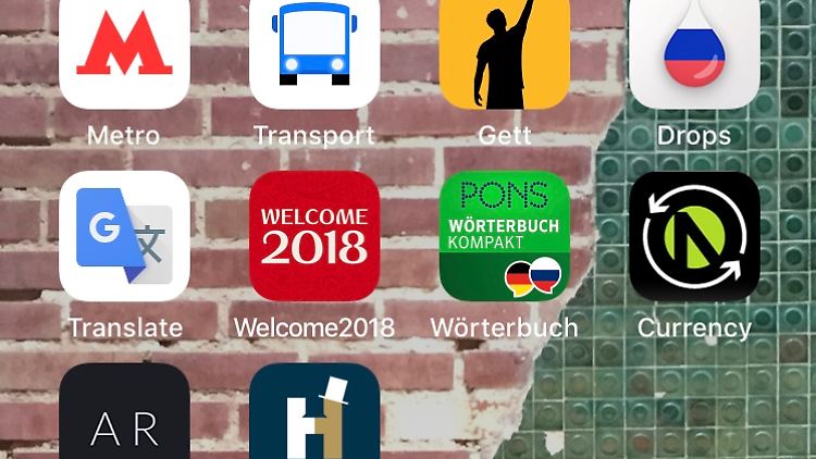 Mit einigen Apps sind Russlandreisende bestens ausgestattet.