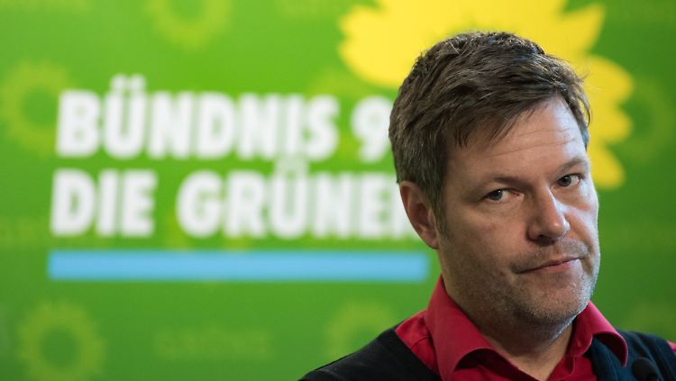 Hoffnungsträger der Grünen mit großen Ambitionen: Parteichef Habeck.