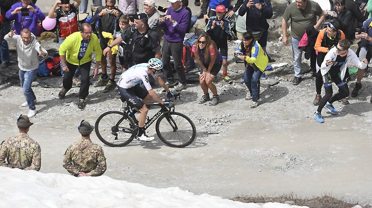 Berauscht, völlig berauscht: Chris Froome.