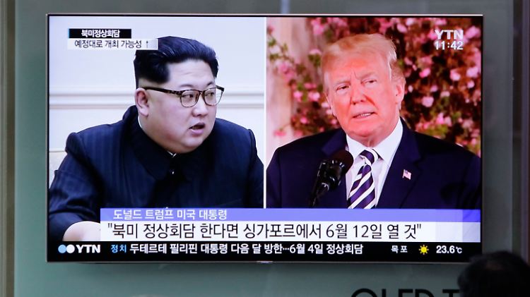 Kim Jong Un und Donald Trump: Ein Treffen doch schon im Juni?