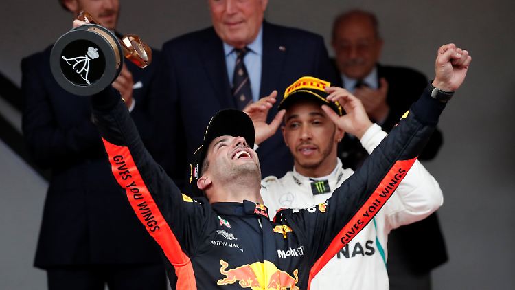 Der Strahlemann Ricciardo hat in Monaco einiges zu feiern.