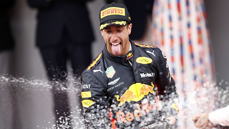 Ätsch-bätsch, die anderen waren langsamer: Daniel Ricciardo siegt in Monaco.