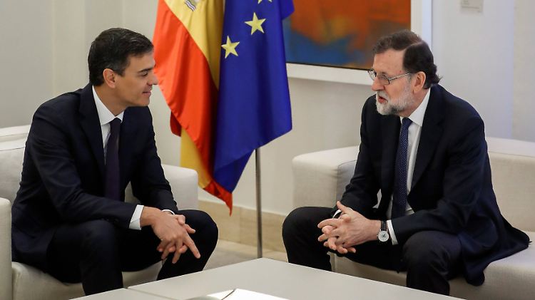 PSOE-Chef Pedro Sanchez (links) will Mariano Rajoy nicht länger tolerieren.