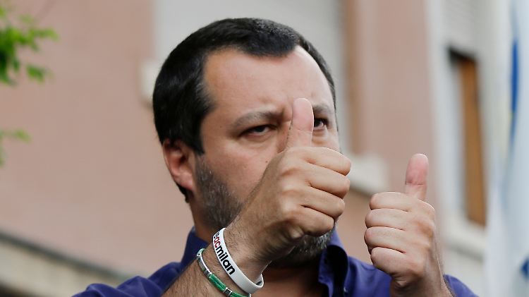 Auf Konfrontationskurs: Lega-Chef Matteo Salvini.