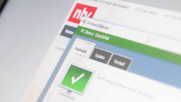 Gutes Bordmittel: Der Windows Defender schützt effektiv und kostenlos.