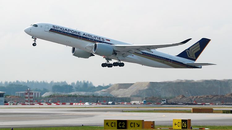 Singapore Airlines setzt auf der neuen Strecke eine Version des A350-900 ein.