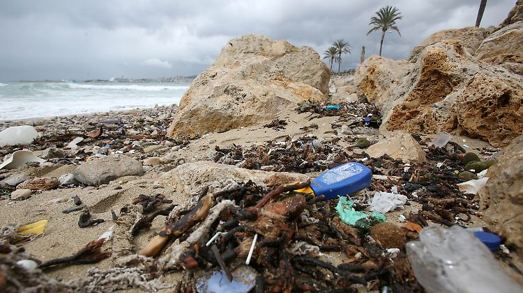 Während die Fäkalien weitgehend unsichtbar sind, ist es der Müll in der Region Palma nicht. 