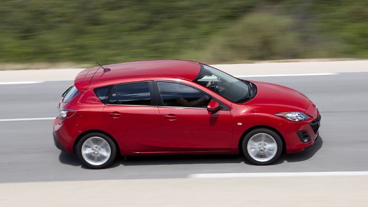 Der Mazda 3 sieht auch nach neun Jahren recht frisch aus.