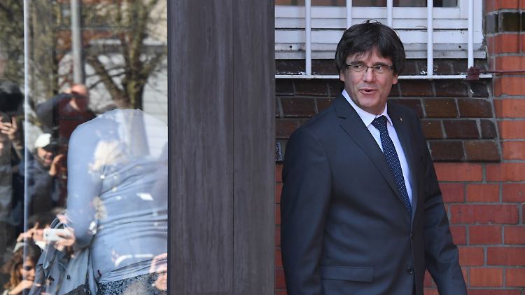 Puigdemont hält sich seit seiner Entlassung aus dem Gefängnis in Berlin auf.