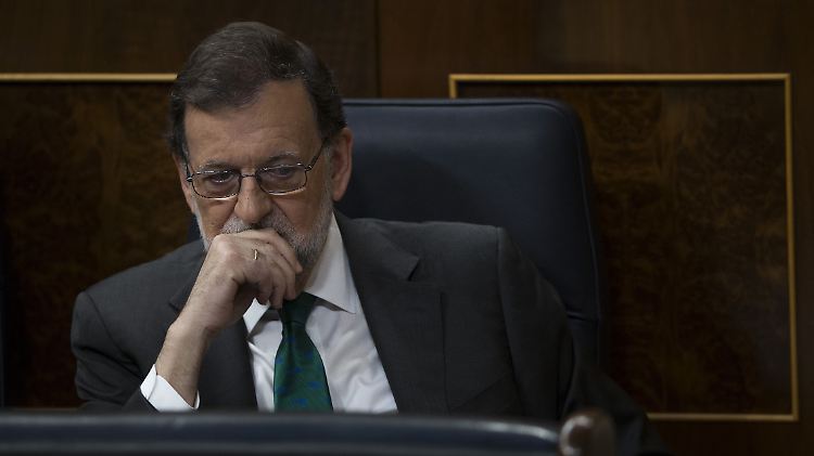 Mariano Rajoy - vom Parlament aus dem Amt gejagt.