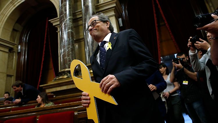 Quim Torra musste mehrere Kabinettsposten umbesetzen, bevor Madrid seine Regierung akzeptierte.