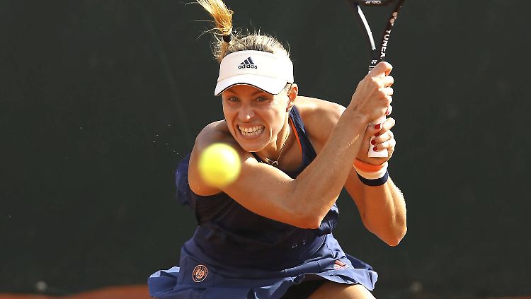 Nervenstark: Angelique Kerber behielt gegen Kiki Bertens die Nerven.