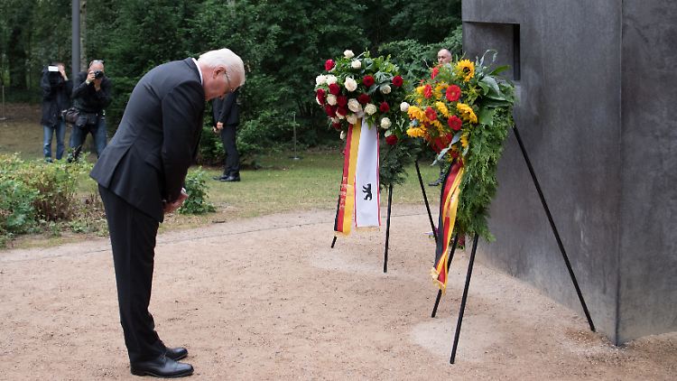 Im Kampf gegen Schwulenhass gebe es "noch einiges zu tun", so Bundespräsident Steinmeier.