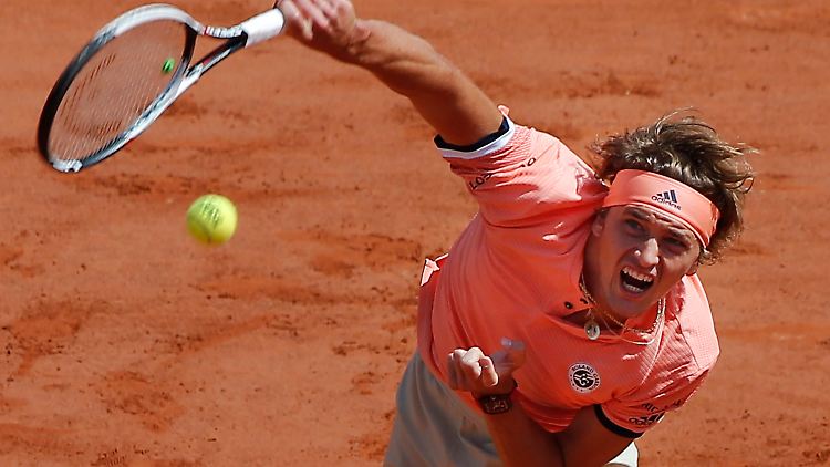 Wieder muss Zverev bei den French Open über die volle Distanz gehen.