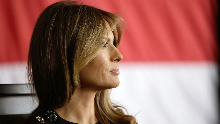 Von Melania Trump ist gerade öffentlich nichts zu sehen.