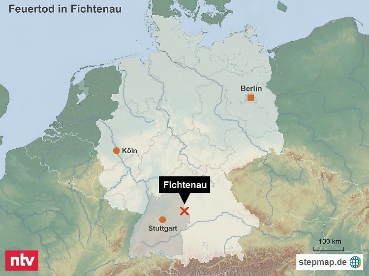 Grausiger Unfall in Fichtenau: Die ländlich geprägte Gemeinde liegt etwa auf halber Strecke zwischen Stuttgart und Nürnberg.