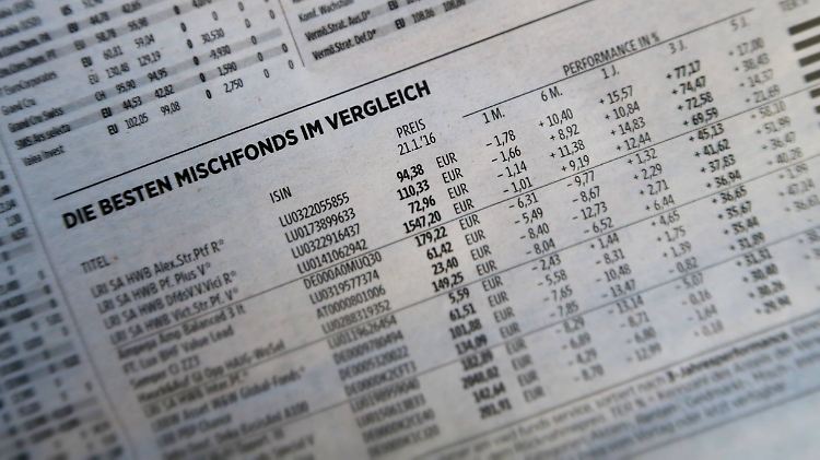 Die  Finanztest-Experten  haben den Zukunftsfonds als ausgewogenen Mischfonds klassifiziert.