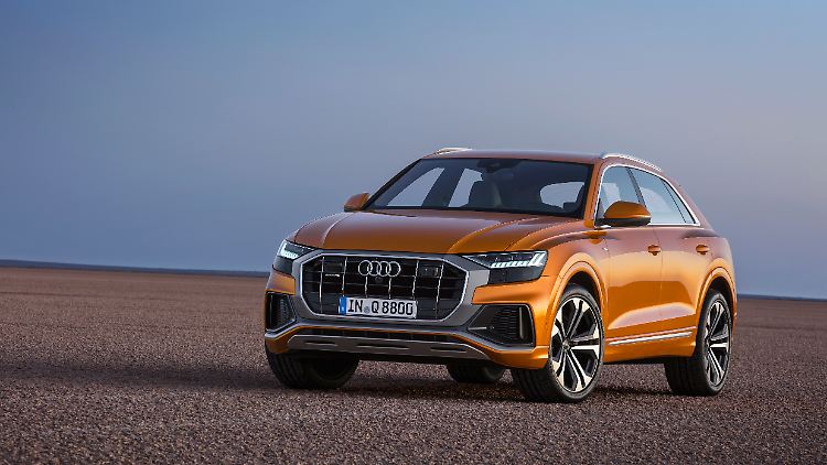 Dank seiner schnittigen Linie wirkt der Audi Q8 auf den ersten Blick gar nicht so wuchtig.
