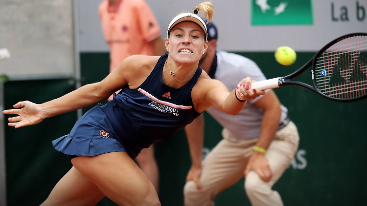 Sie ackert jedem Ball hinterher: Am Ende reicht es für Angelique Kerber trotzdem nicht.
