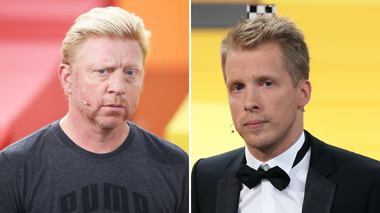 Nun kracht es zwischen ihnen so richtig: Boris Becker (l.), Oliver Pocher.