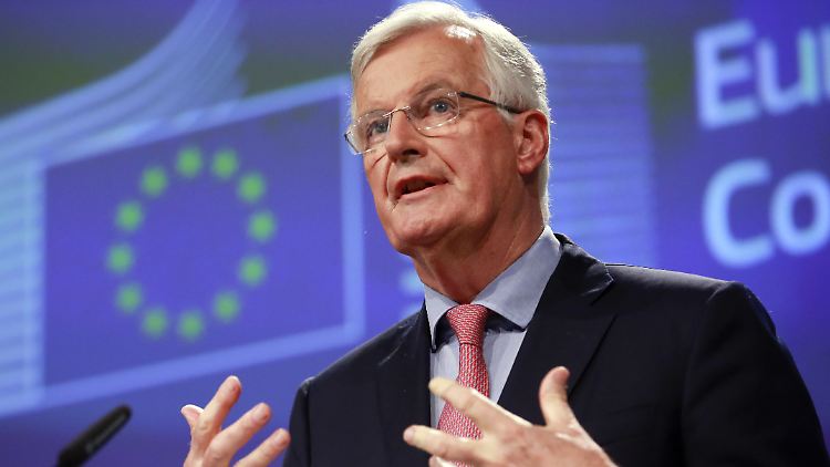 EU-Verhandlungsführer Michel Barnier wies "Schuldzuweisungen" aus Großbritannien zurück.