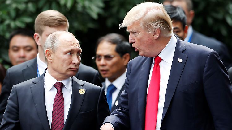 Putin (l.) und Trump trafen schon bei einigen multilateralen Gipfeln aufeinander.