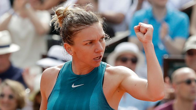 Siegerfaust bei Simona Halep