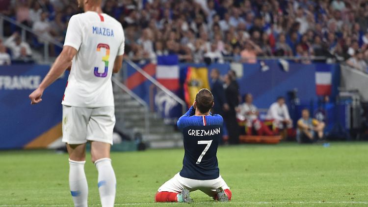 Frankreichs Superstar Griezmann und seinen Kollegen bleiben noch genau sieben Tage, um ihre Form zu finden. 