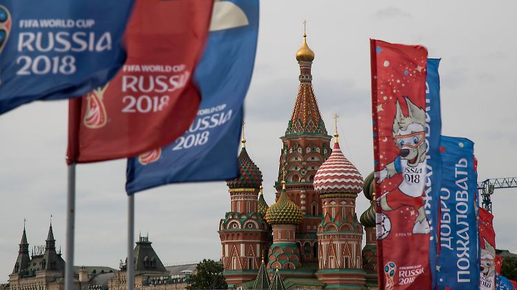 Die russische Hauptstadt Moskau ist bereit für die Fußball-WM.