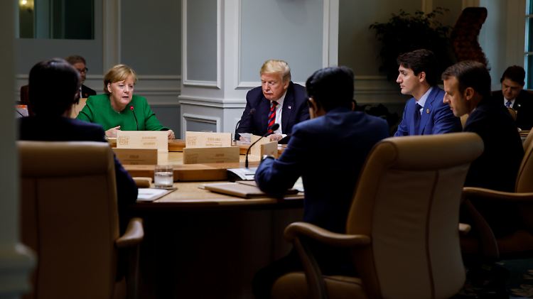 Ein zwischenzeitlicher Konsens musste auf dem G7-Gipfel hart erarbeitet werden.