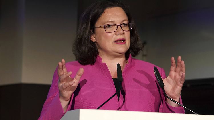 Andrea Nahles und Genossen bereiten das schlechte Wahlergebnis nach.