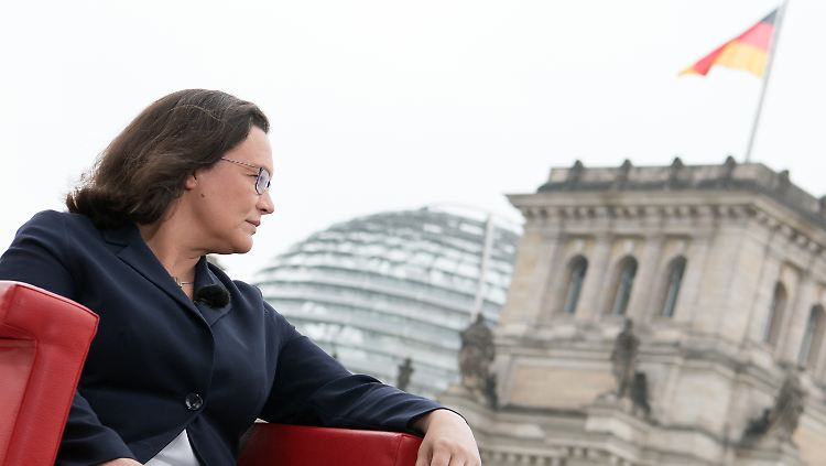 Ist als Krisenmanagerin gefragt: SPD-Chefin Nahles.