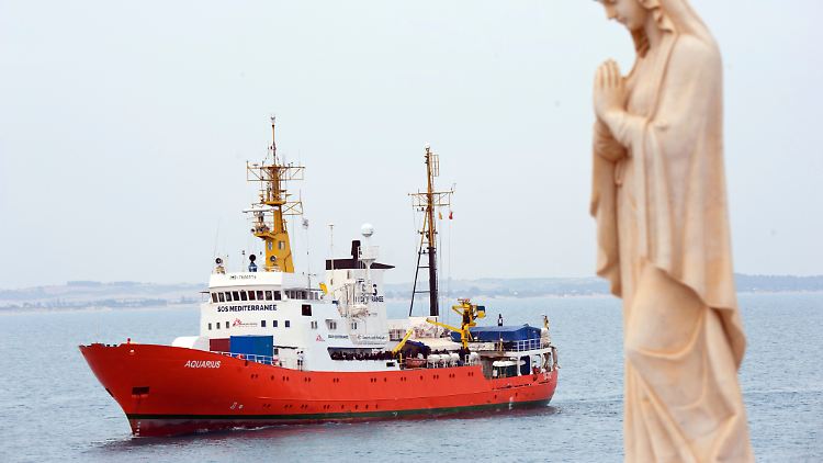 Weder Malta noch Italien wollten die "Aquarius" in ihre Häfen lassen.