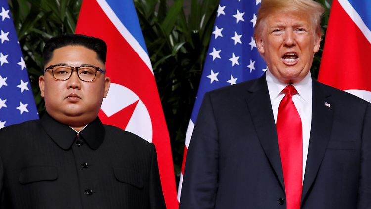 US-Präsident Trump bescheinigte dem nordkoreanischen Diktator Kim nach dem Treffen "großes Talent".