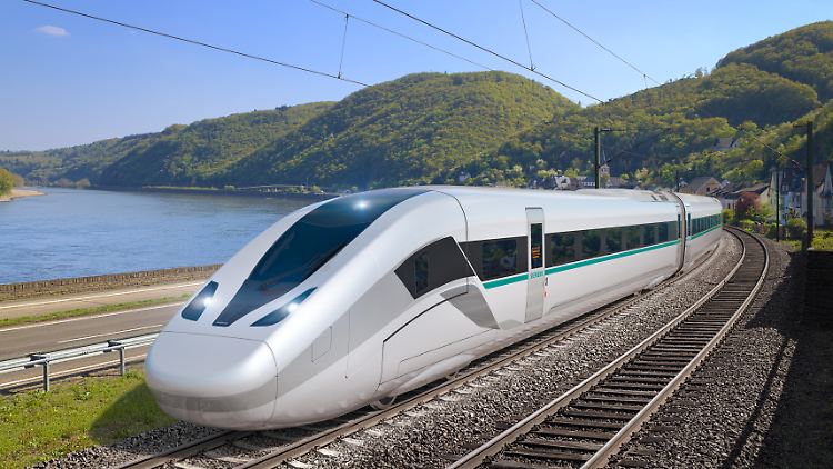 Der Hochgeschwindigkeitszug "Velaro Novo" soll bis zu 360 km/h schnell fahren können.