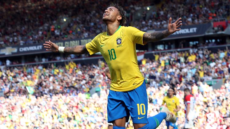 Neymar glaubt an den WM-Titel für Brasilien.