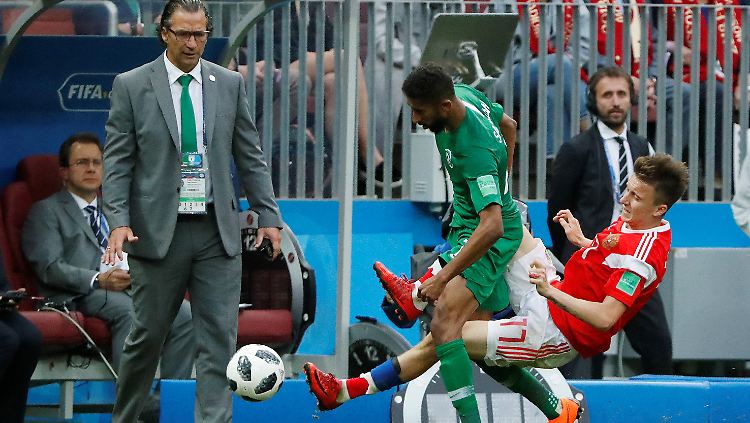 Das Auftaktspiel gegen Gastgeber Russland hatte sich das Team von Saudi-Arabien anders vorgestellt.