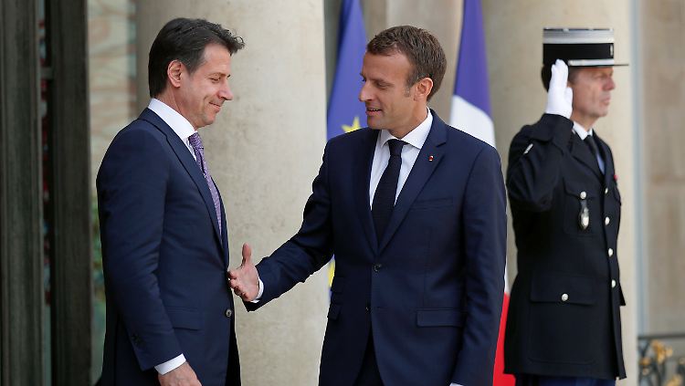 Conte und Macron hatten keinen guten Start, arbeiten aber jetzt zusammen.