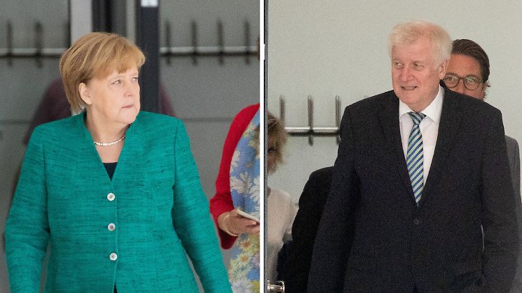 Merkel und Seehofer liegen noch immer im Streit.